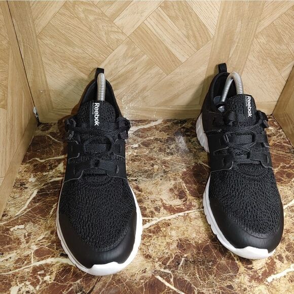 Reebok women's zigtech lace up running shoes sneakers black size 8 - Picture 8 of 10